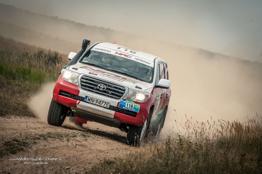Poligon testowy - NAC Rally Team na starcie Carmont Baja Drawsko 2016