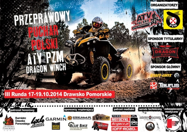 Przeprawowy Puchar Polski ATV PZM Dragon Winch 2014 – finał na Poligonie Drawskim