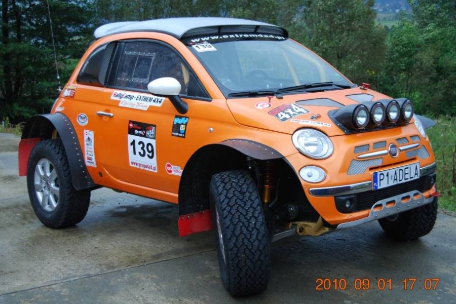 Fiat 500 (2010) wg EXTREM 4X4 i Rally Camp