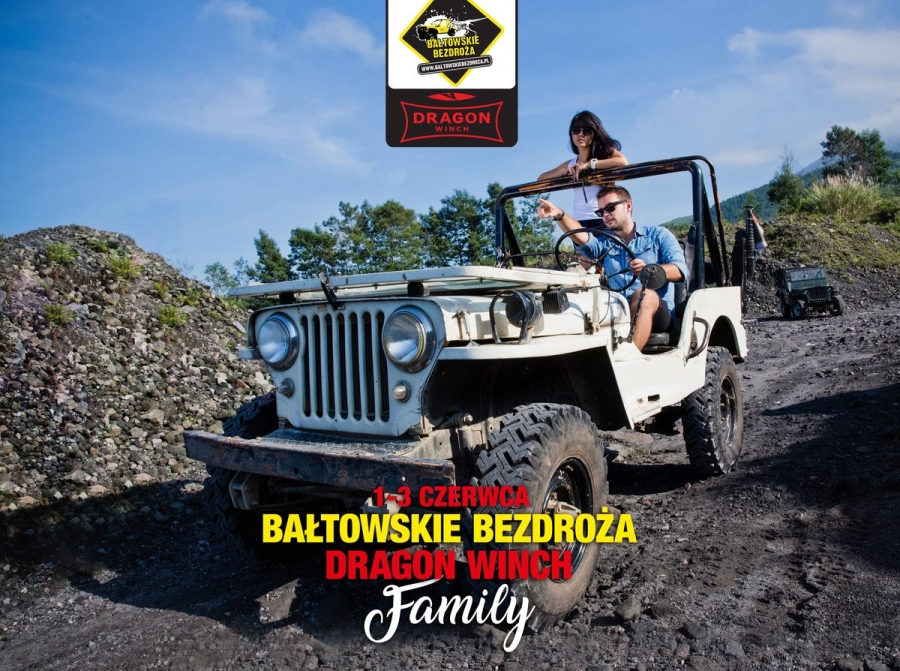 Zapraszamy na Bałtowskie Bezdroża Dragon Winch Family – off-roadowy dzień dziecka w Bałtowie